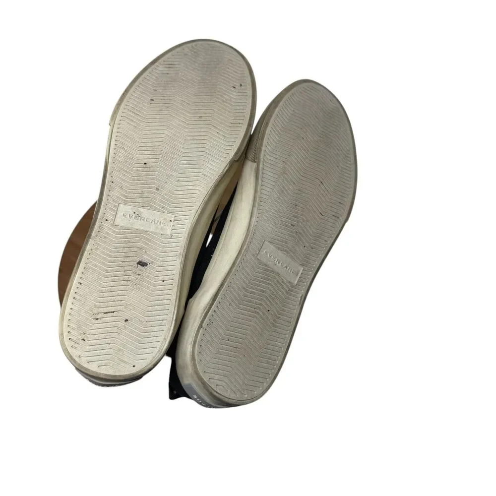 Everlane The Forever Black Canvas Sneaker Capsole Casual Mens 9.5 Women 11.5